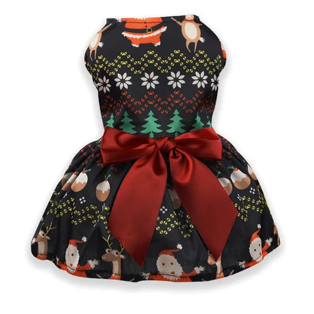 Dog Christmas Dress