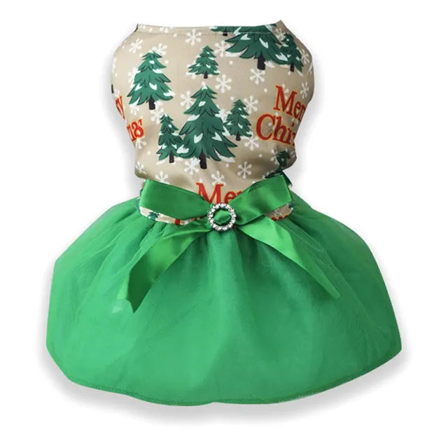 Dog Christmas Dress