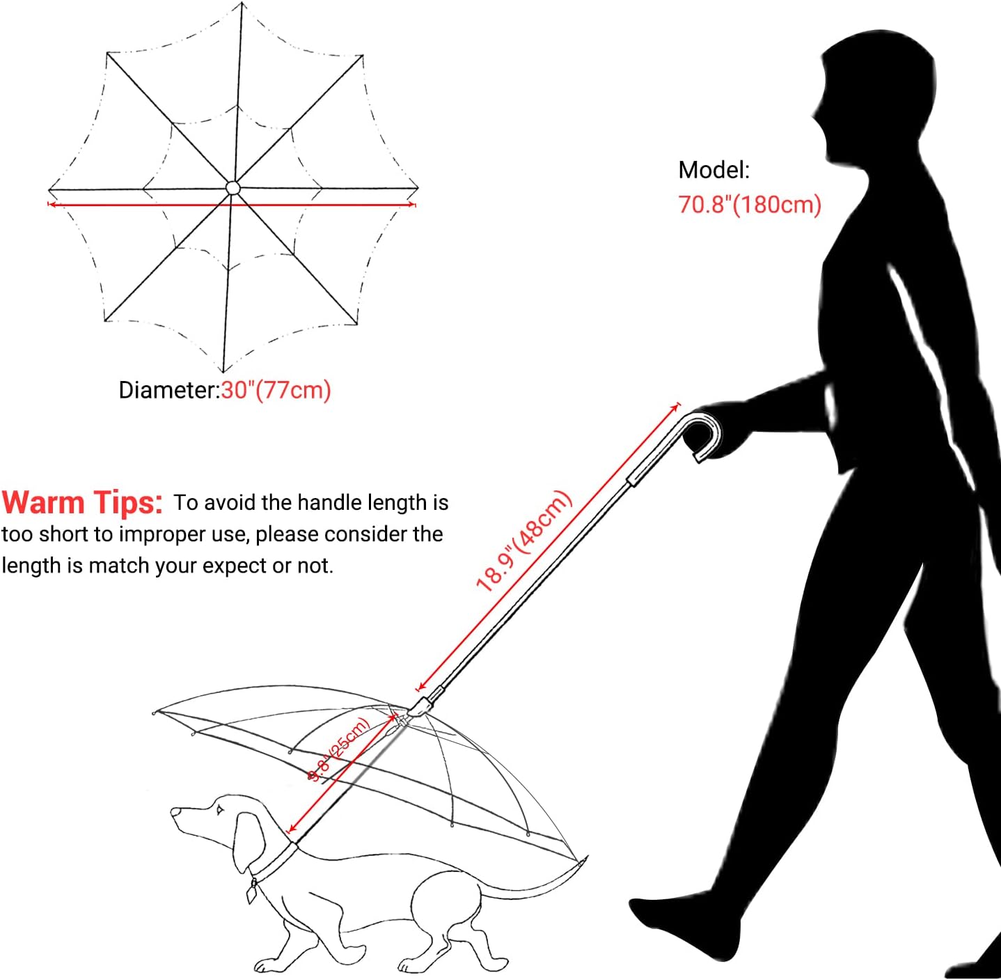 Umbrella With Leash