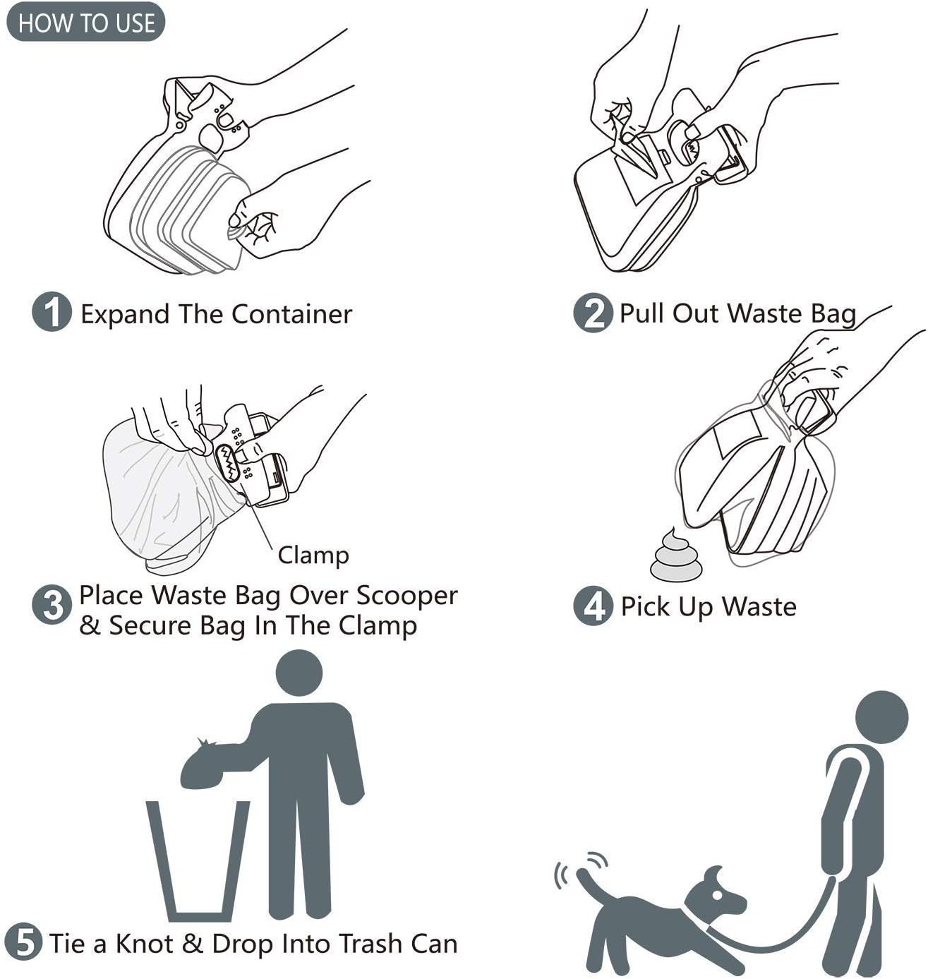 Portable Dog Poop Scooper