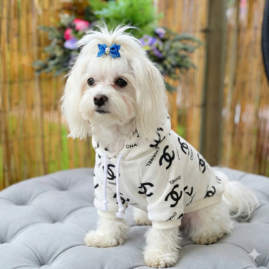 Luxury Chanel Dog Hoodie