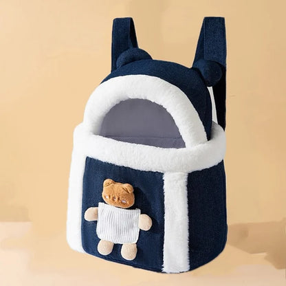 Plush Pet Carrier Backpack