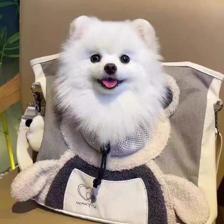 Peekaboo Bear Pet Carrier Bag